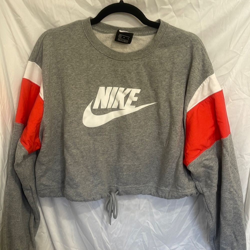 Nike cropped sweater